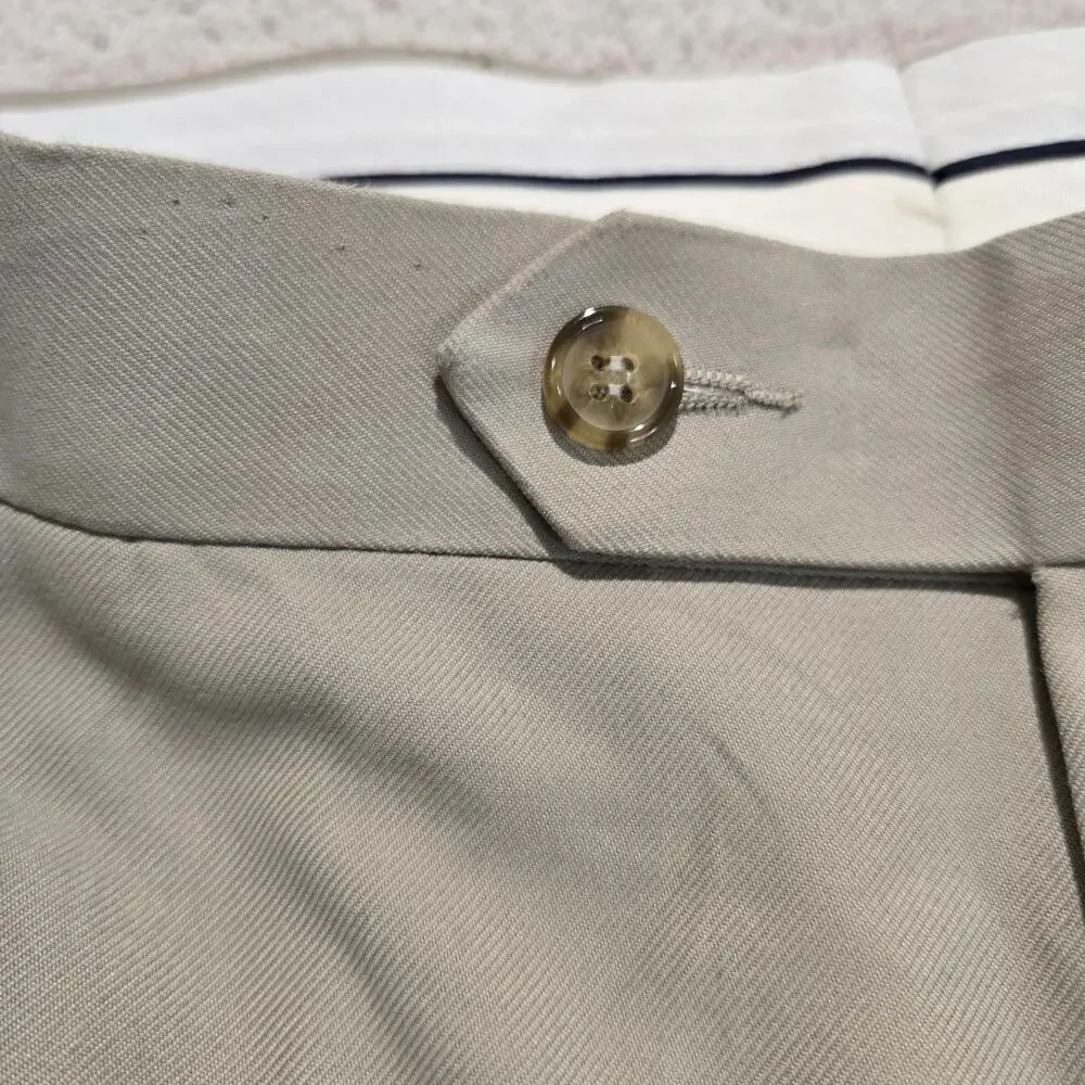 PGA Tour Khaki Golf Pants Men's 38x30 NWT Pleated Cuffed - Picture 7 of 16